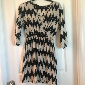Black & Cream Dress